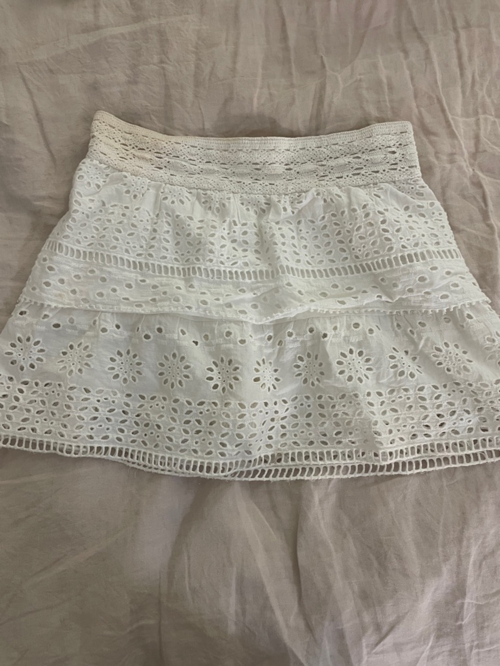 Zara White Mini Skirt